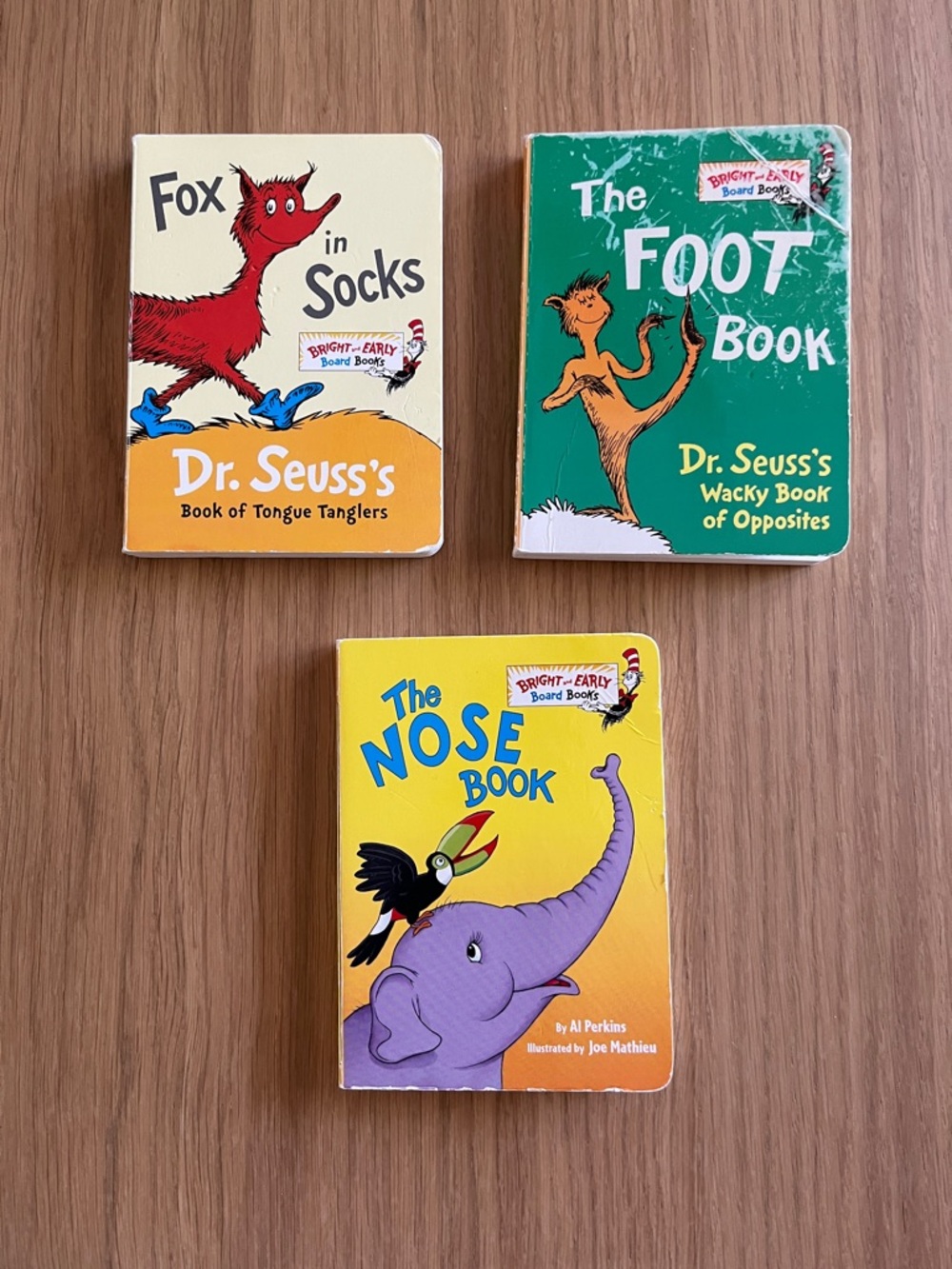 Dr. Seuss’s, Set of 3 bright and early board  books for little kids
